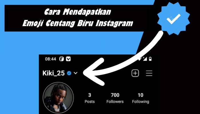 Emoji Centang Biru Instagram